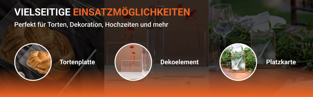 Acrylglas Zuschnitte Transparent