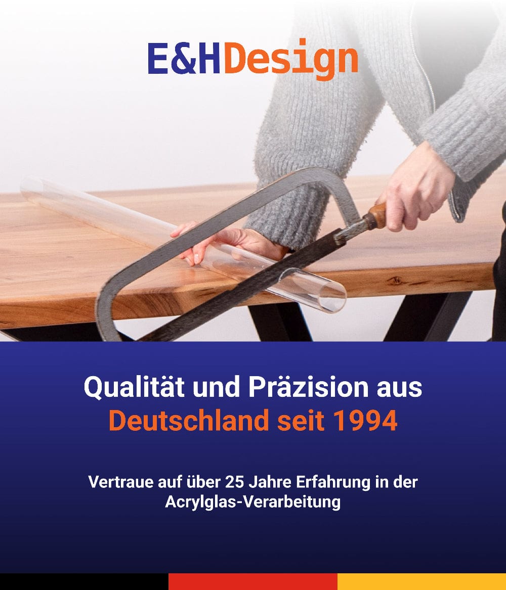EHDesign Acrylglas Rohre transparent
