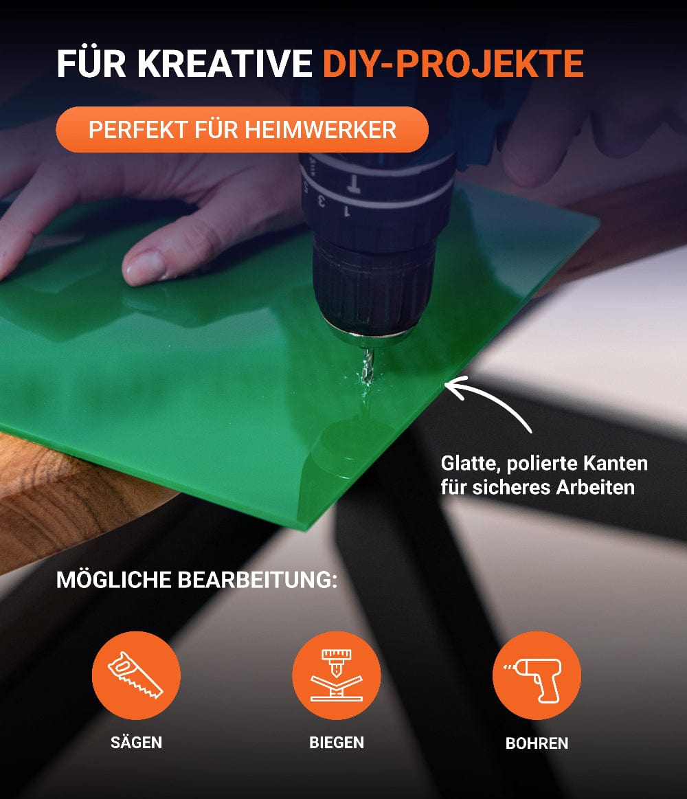 EHDesign Acrylglas Zuschnitte farbig