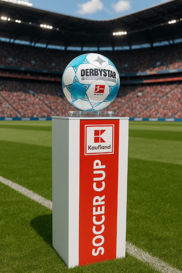 EHDesign Ballsäule Ballsäule für Fußball & Handball - Platz für Ihren Spielball Mobil & Wetterfest
