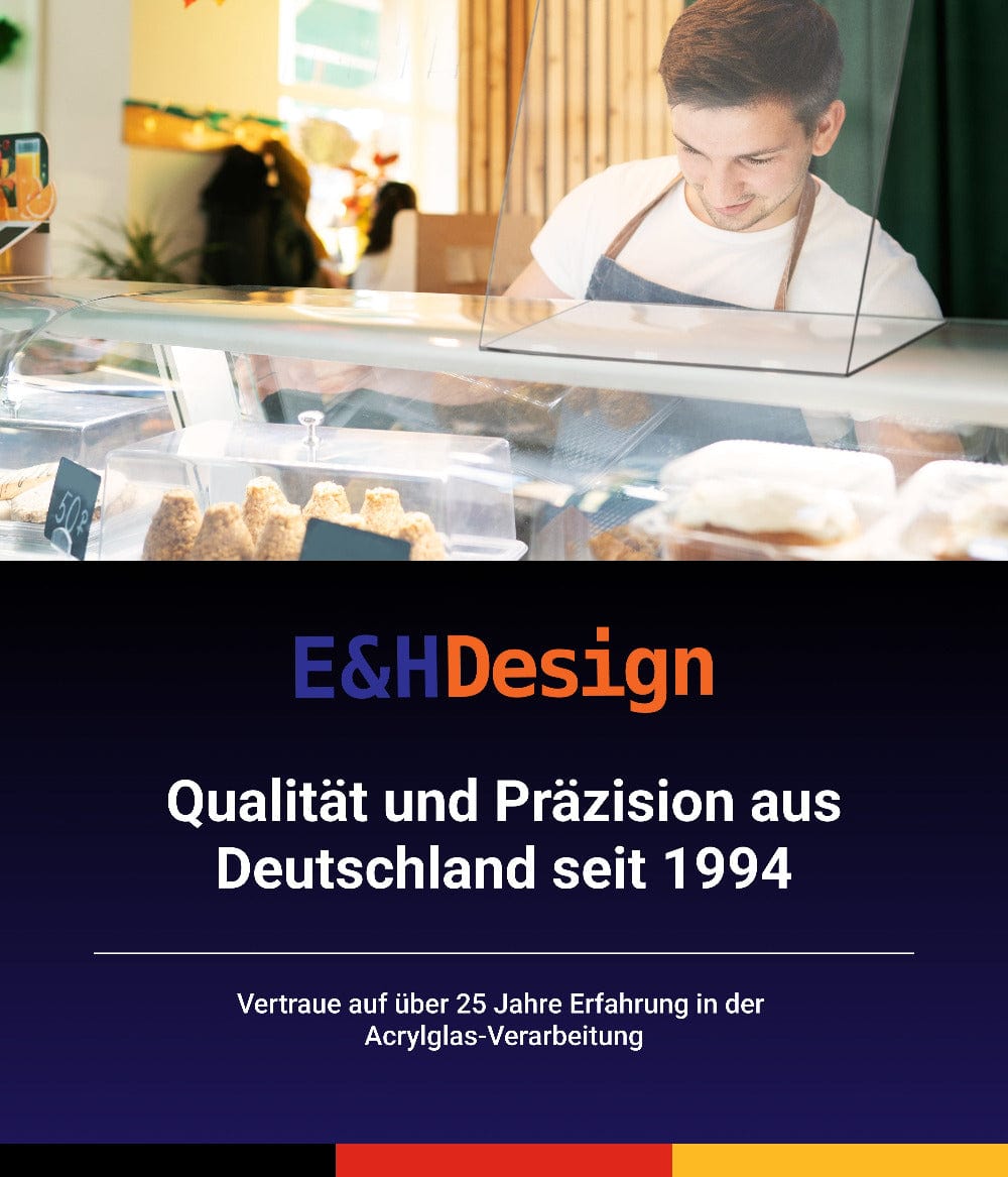 EHDesign Schutzwand Spuckschutz aus Acrylglas