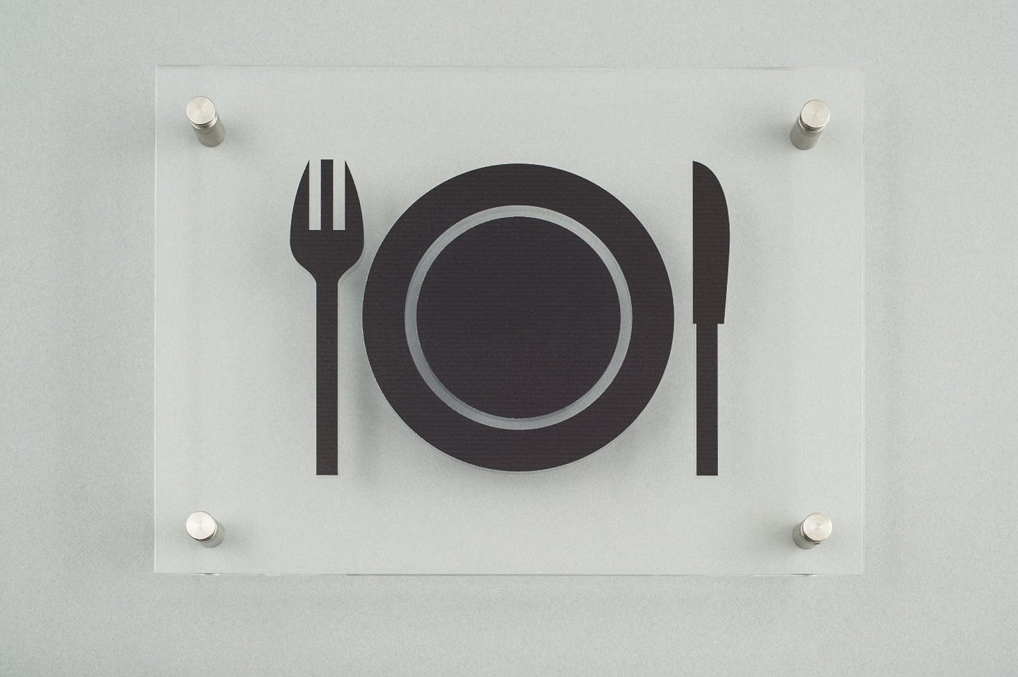 EHDesign Speisen + Getränke Türschild / Wandschild aus Acrylglas mit Druck
