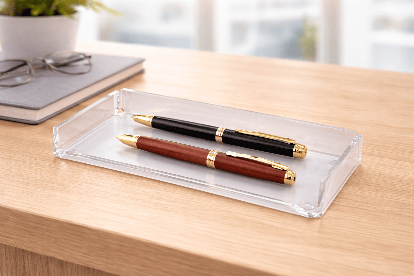 EHDesign Stiftablage / Schreibtischorganizer aus Acrylglas
