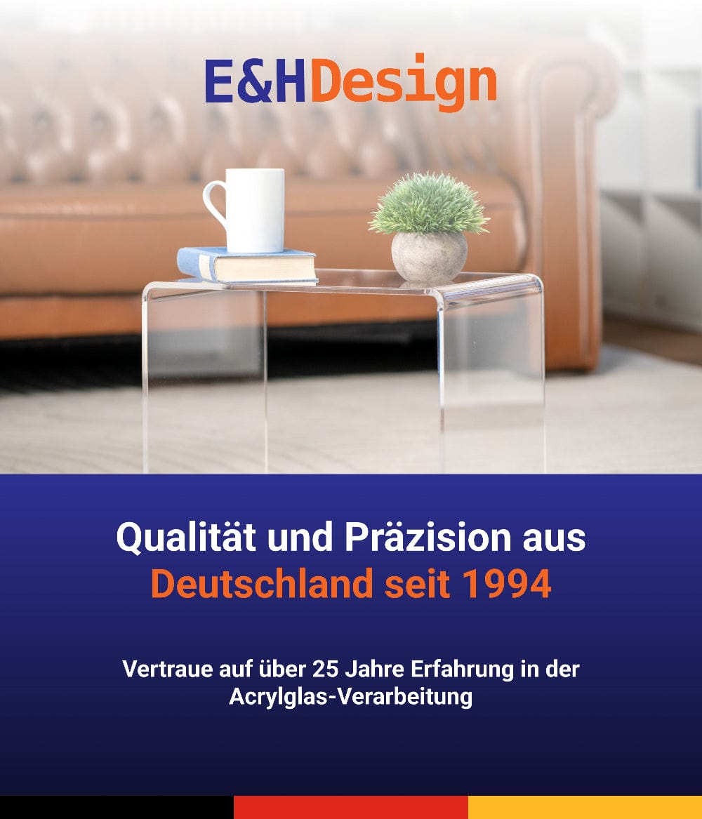 EHDesign Tisch Beistelltisch aus Acrylglas