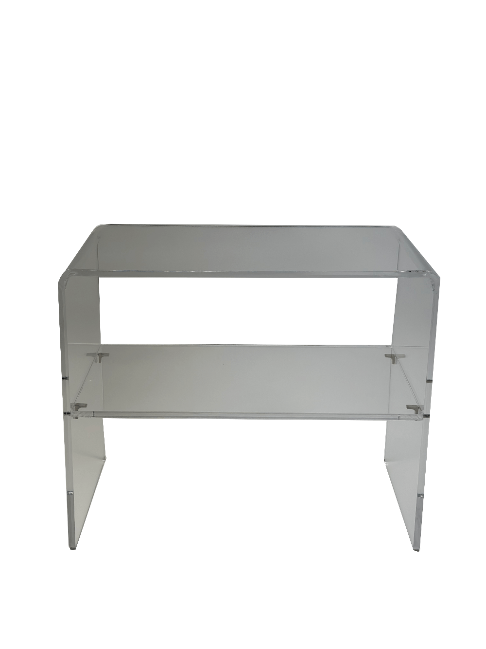 EHDesign Tisch Beistelltisch aus Acrylglas mit Zwischenlage