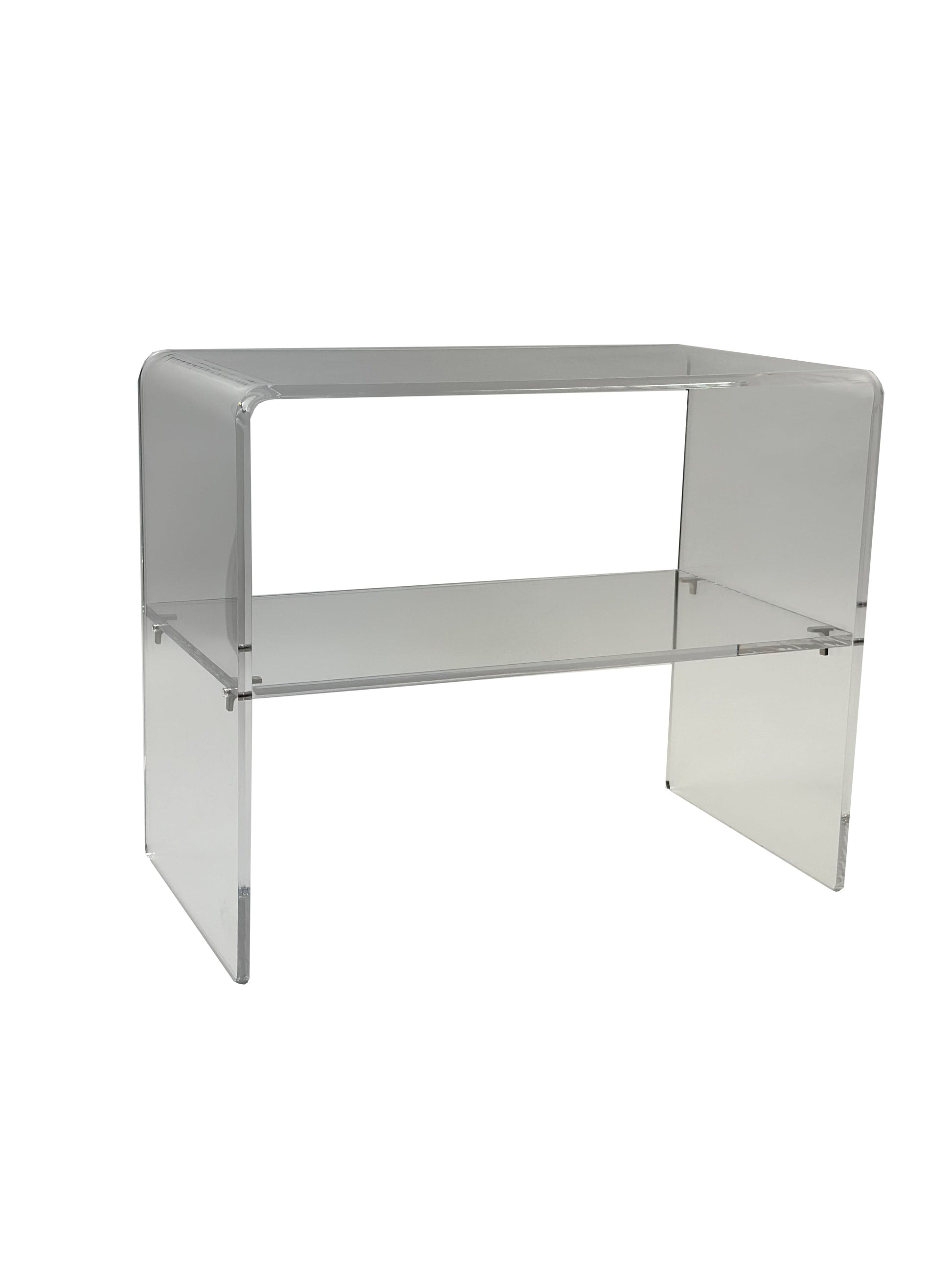 EHDesign Tisch Beistelltisch aus Acrylglas mit Zwischenlage