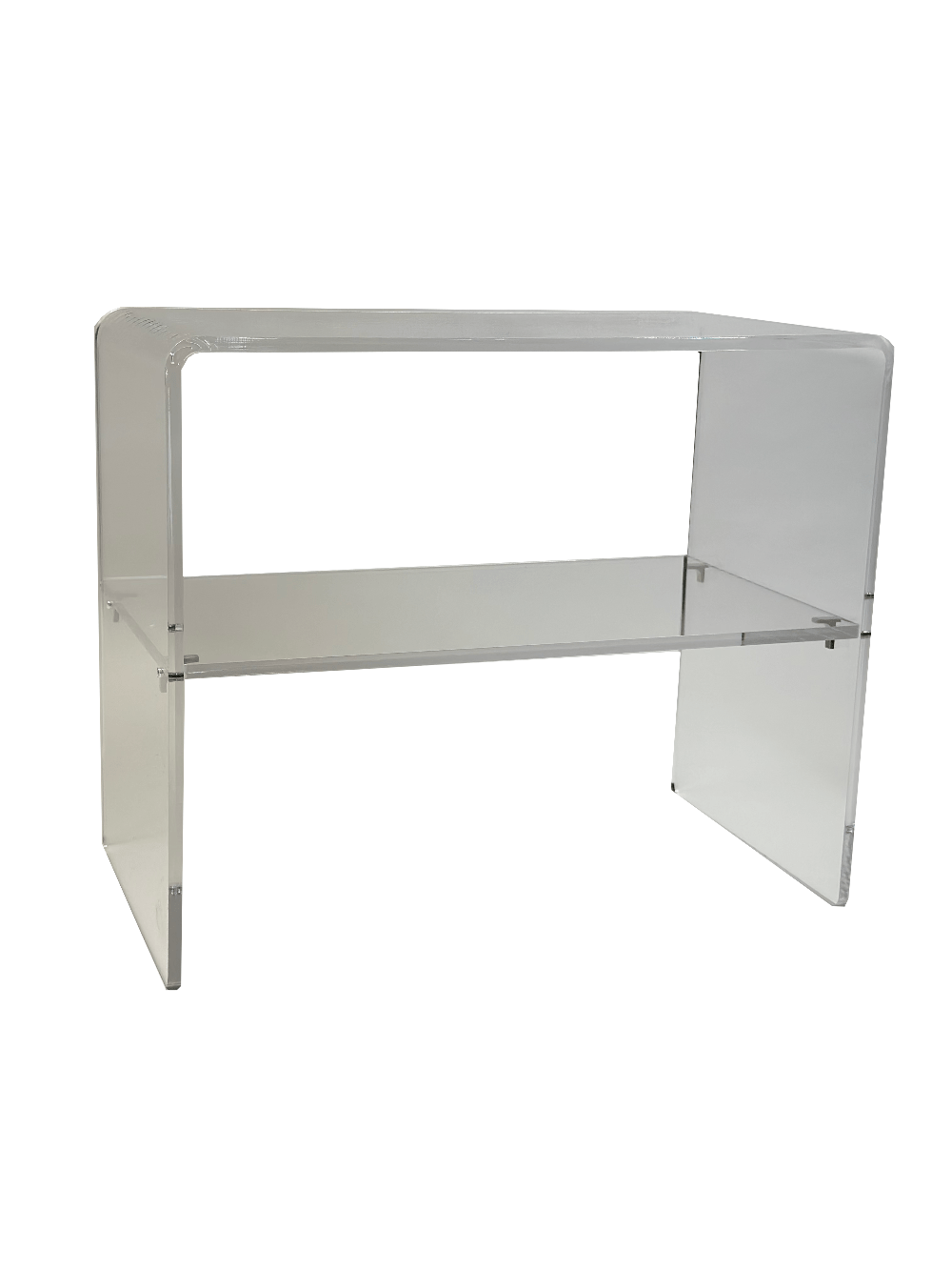 EHDesign Tisch Beistelltisch aus Acrylglas mit Zwischenlage