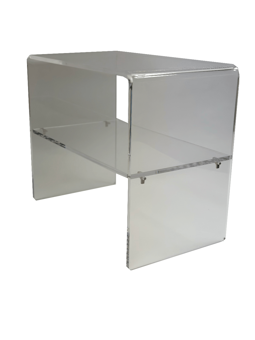 EHDesign Tisch Beistelltisch aus Acrylglas mit Zwischenlage