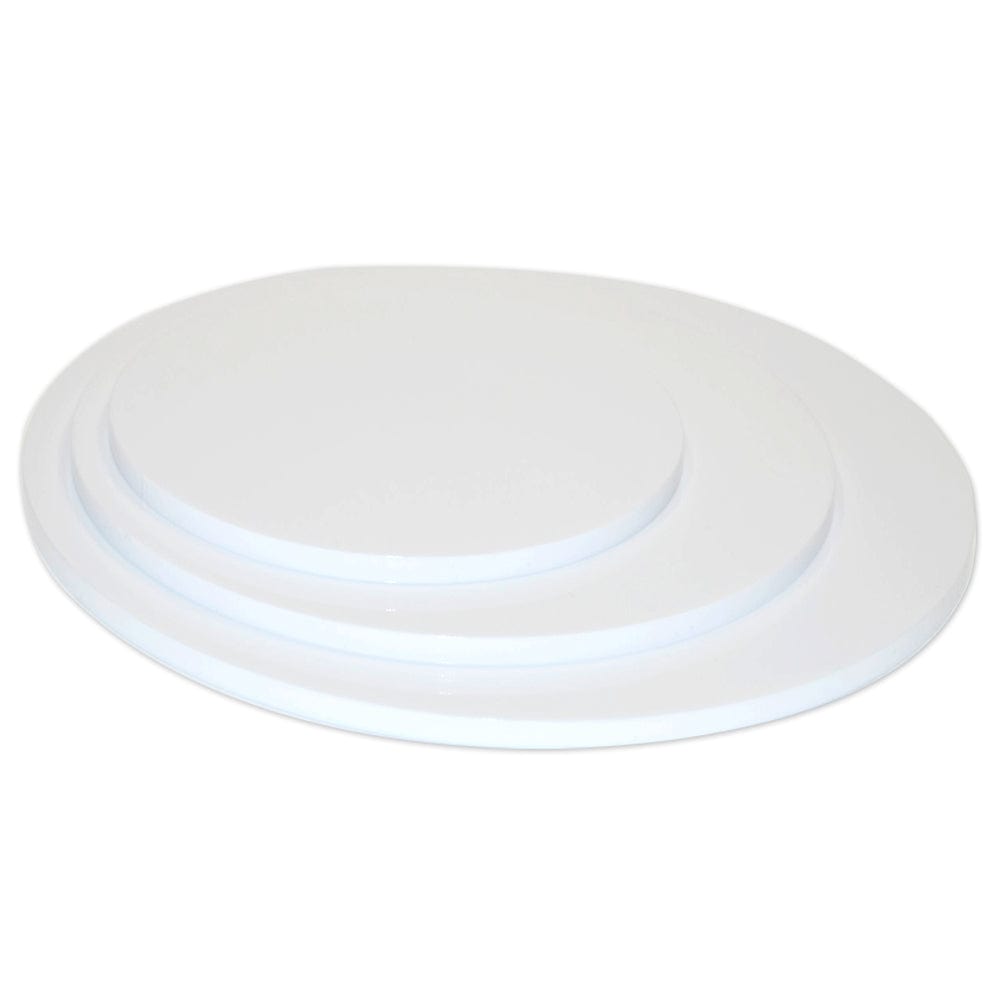 EHDesign Acrylglas Zuschnitte Weiß Rund