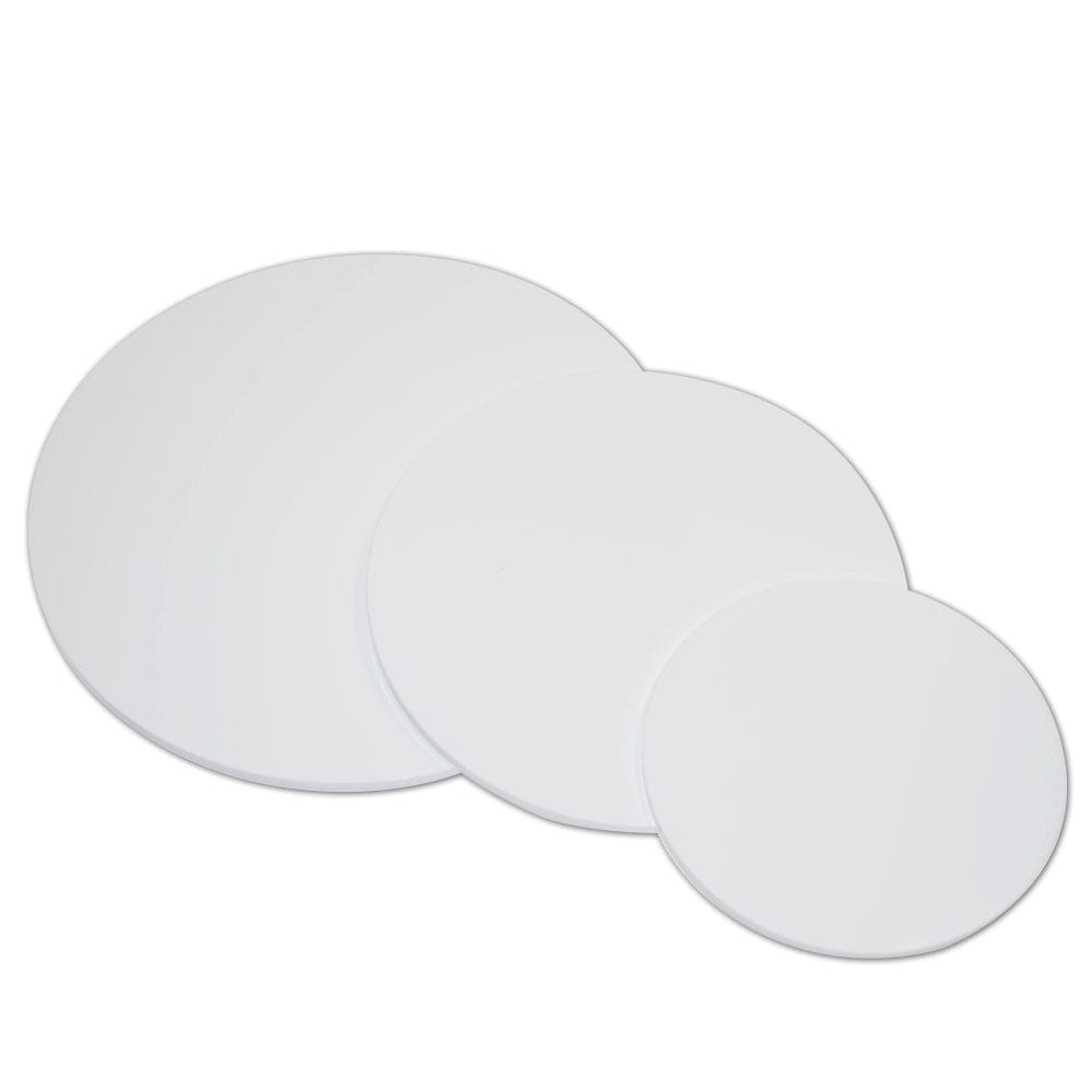 EHDesign Acrylglas Zuschnitte Weiß Rund