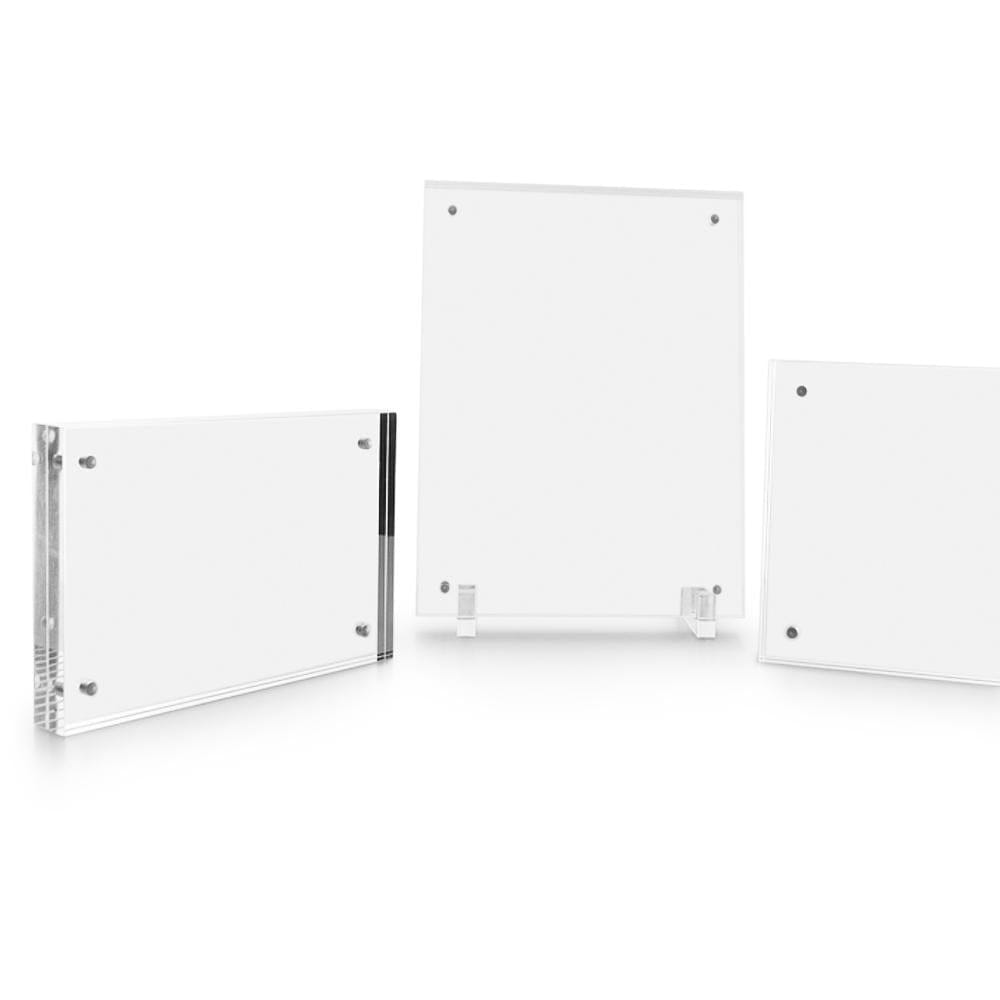 EHDesign Bidlerrahmen Bilderrahmen aus Acrylglas mit Magnetverschluss