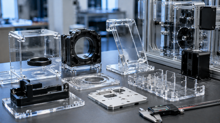 Custom plastic parts precisely manufactured for exact fit and technical applications
