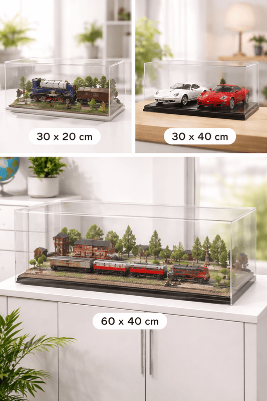 EH Design Acrylhaube für Modelle Format: L: 30 x B: 20 x H: 20 cm