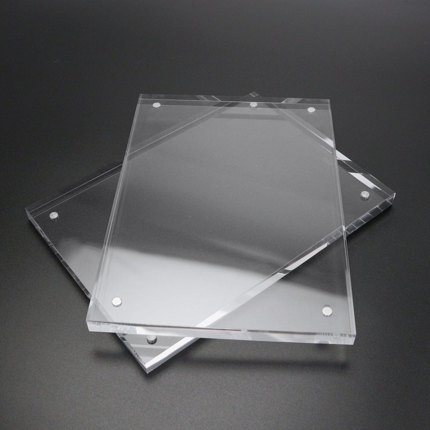EH Design Bilderrahmen aus 2 glasklaren Acrylplatten