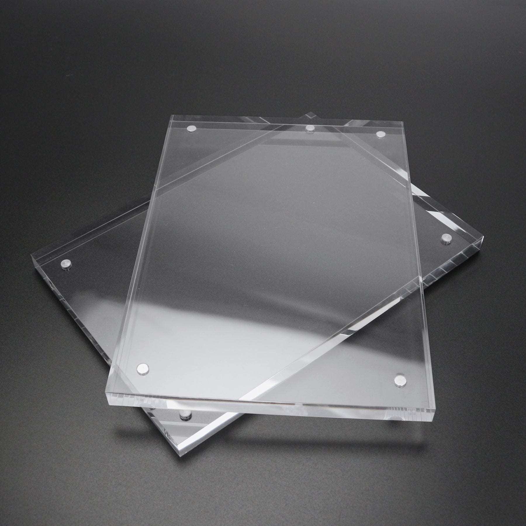 EH Design Bilderrahmen aus 2 glasklaren Acrylplatten