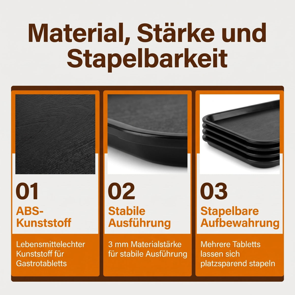 EH Design EH Design Auslagetablett für Bäckereien, Cafés und Tankstellen