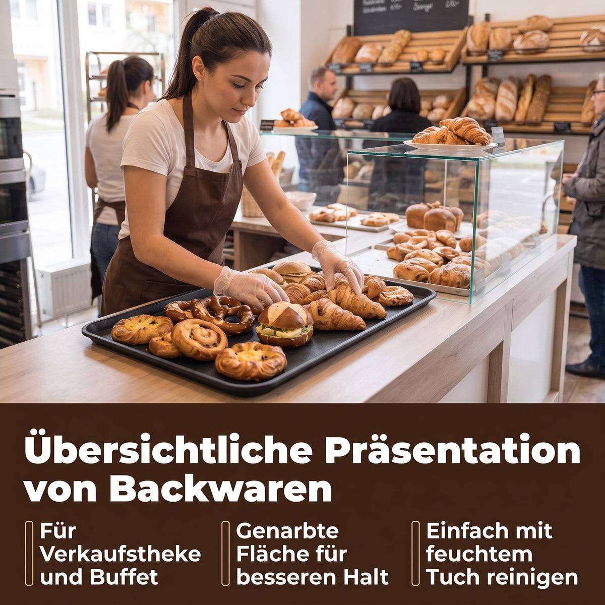 EH Design EH Design Auslagetablett für Bäckereien, Cafés und Tankstellen