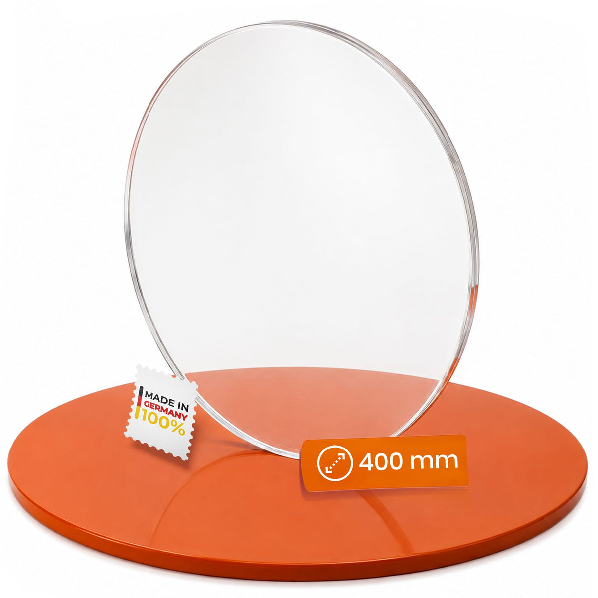 EHDesign 2 mm / Ø 40 cm Acrylglas Zuschnitte Transparent Rund