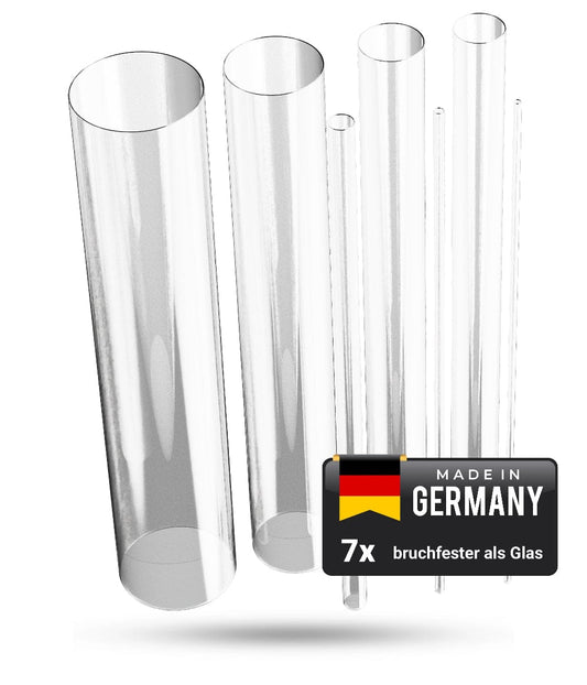 EHDesign Acrylglas Rohre transparent