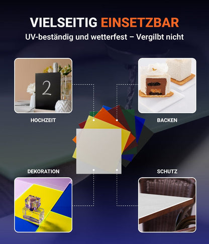 EHDesign Acrylglas Zuschnitte farbig