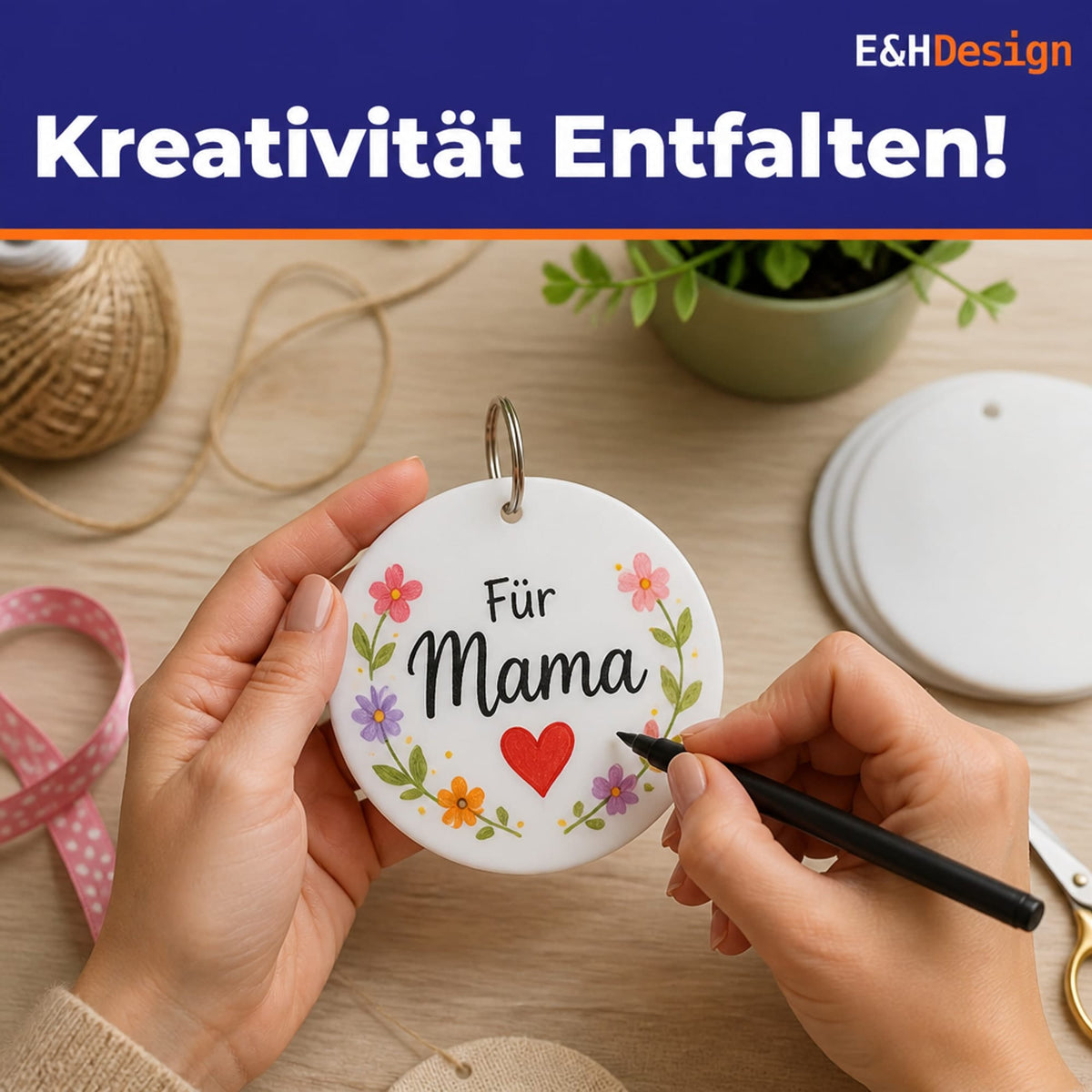 EHDesign Anhänger aus Acrylglas farbig