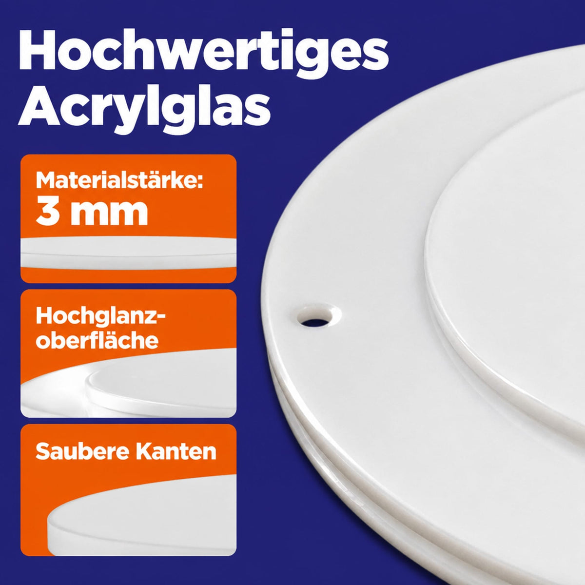 EHDesign Anhänger aus Acrylglas farbig