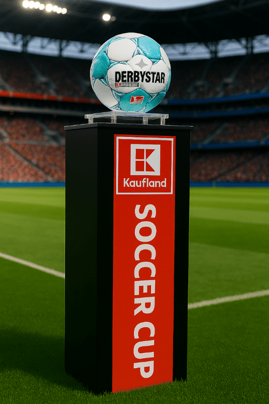 EHDesign Ballsäule Ballsäule für Fußball & Handball - Platz für Ihren Spielball Mobil & Wetterfest