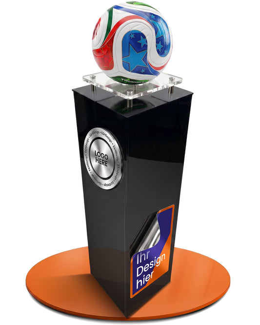 EHDesign Ballsäule Ballsäule für Fußball & Handball - Platz für Ihren Spielball Mobil & Wetterfest