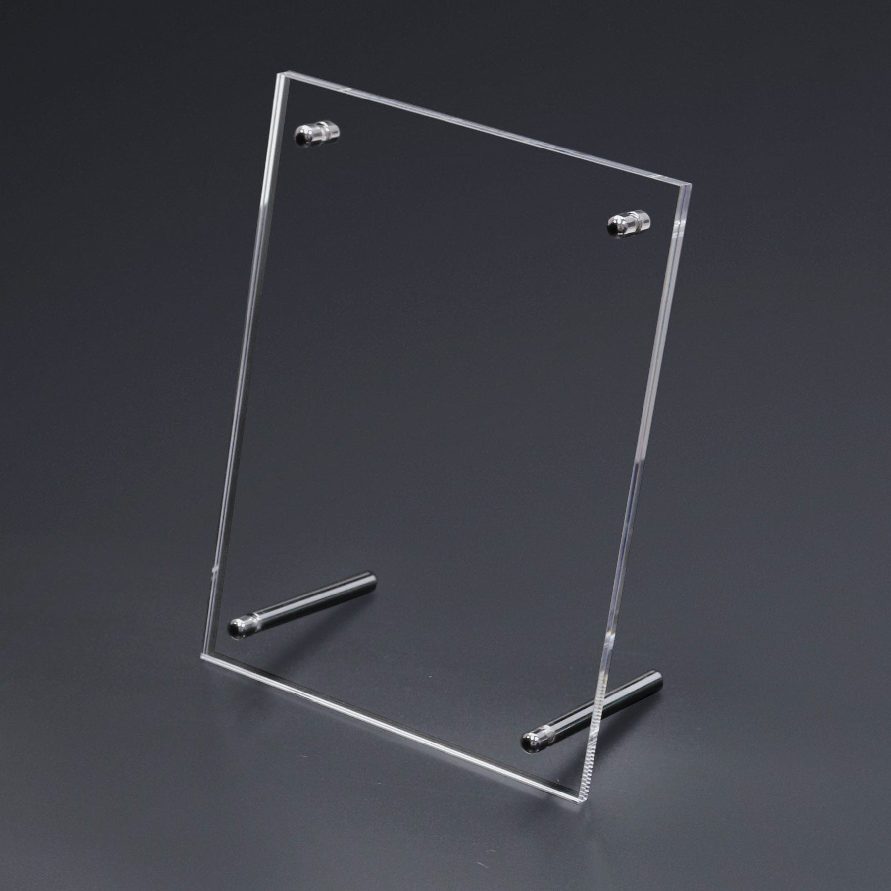 EHDesign Bilderrahmen / Fotorahmen aus glasklarem Acrylglas mit Schraubverschluss für Bilder, Menükarten, Platzkarten, Hinweise