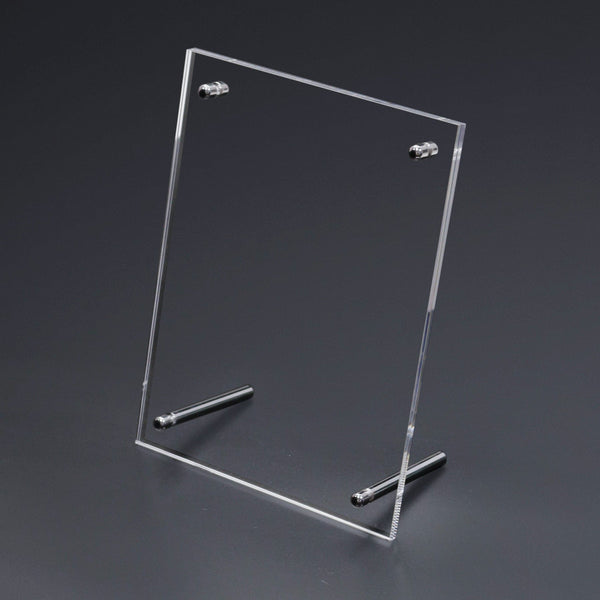 EHDesign Bilderrahmen / Fotorahmen aus glasklarem Acrylglas mit Schraubverschluss für Bilder, Menükarten, Platzkarten, Hinweise