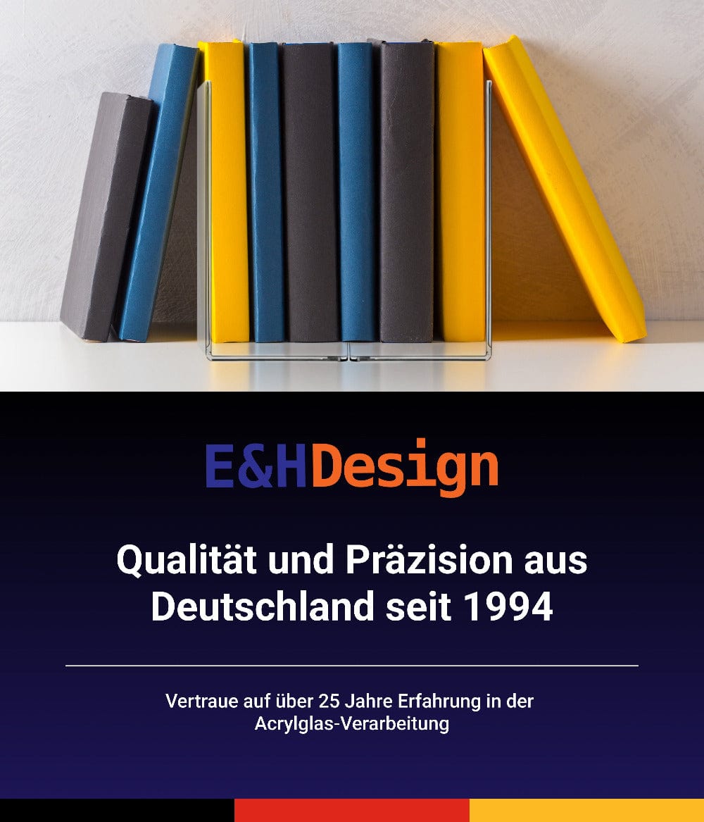 EHDesign Buchstütze aus Acrylglas