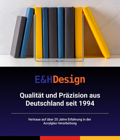 EHDesign Buchstütze aus Acrylglas