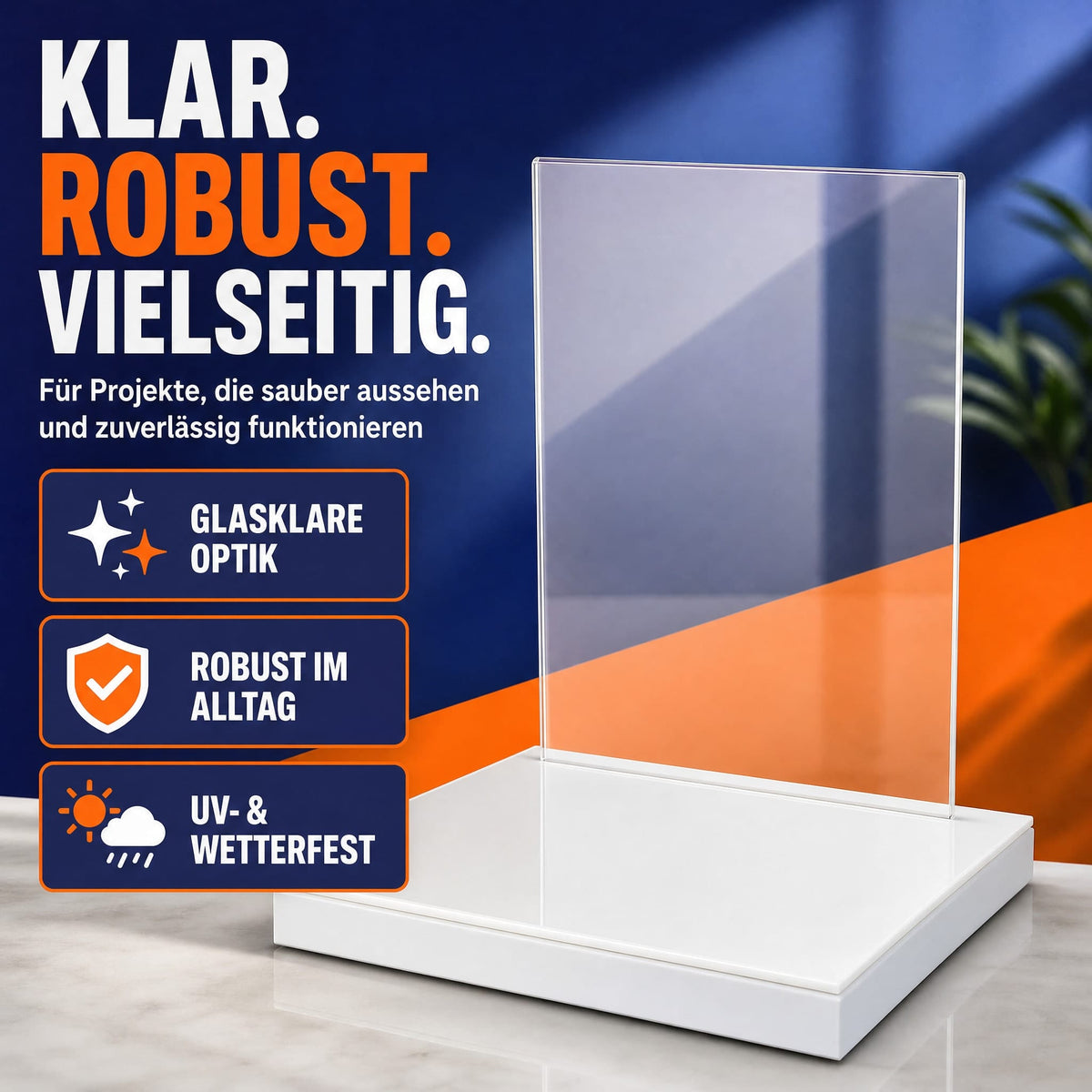 EHDesign Display Thekendisplay in L-Form