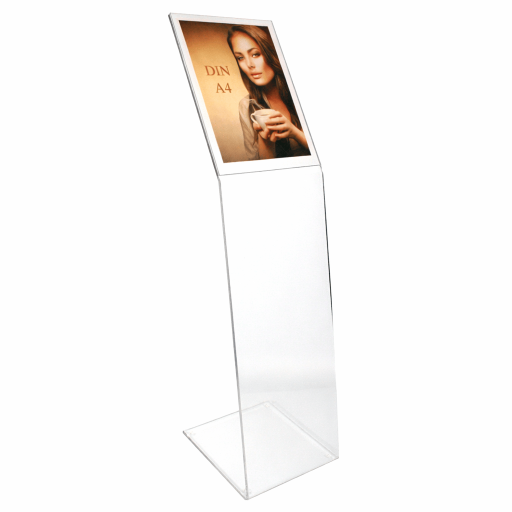 EHDesign Infoständer aus transparentem Acrylglas
