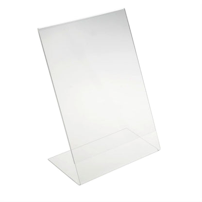 EHDesign Tischaufsteller aus Acrylglas in L-Form