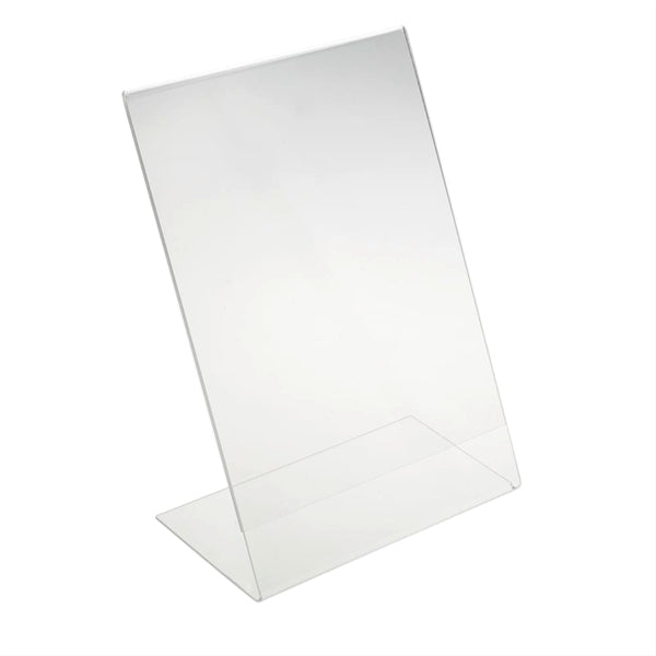 EHDesign L-Aufsteller 1 Stück / A6 Tischaufsteller aus Acrylglas in L-Form