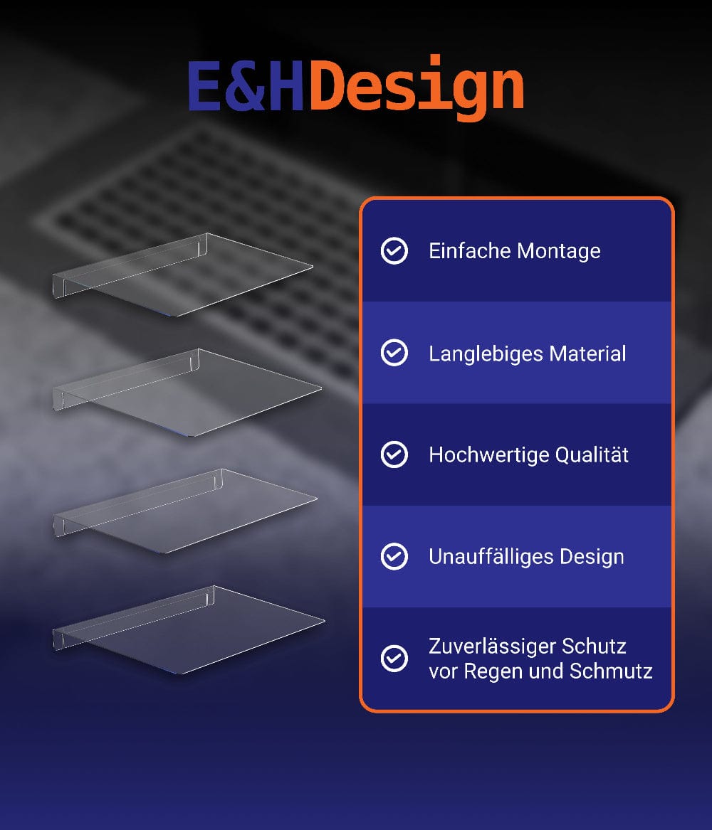 EHDesign Acryl Lichtschachtabdeckung - stilvoll, modern, optimale Funktionalität