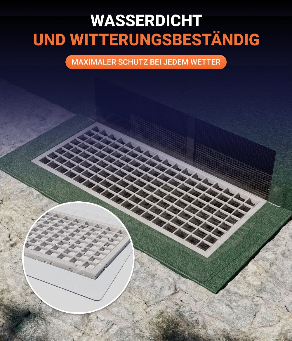 Lichtschachtabdeckung - optimaler Schutz vor Regen, Hagel, Schmutz, Schimmelbildung