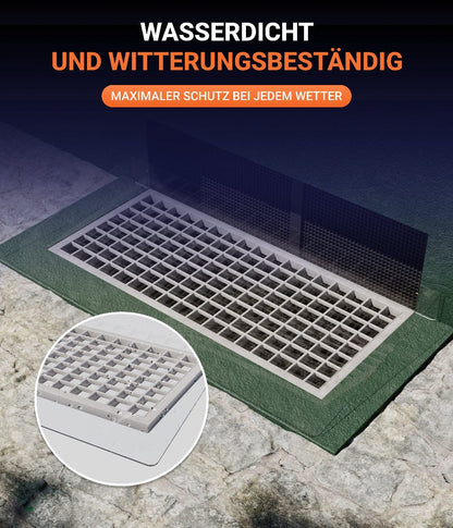 Lichtschachtabdeckung - optimaler Schutz vor Regen, Hagel, Schmutz, Schimmelbildung