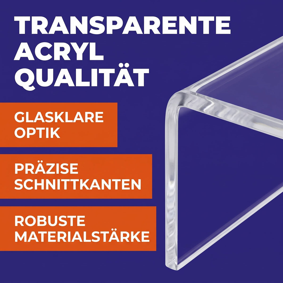 EHDesign Monitorerhöhung aus Acrylglas