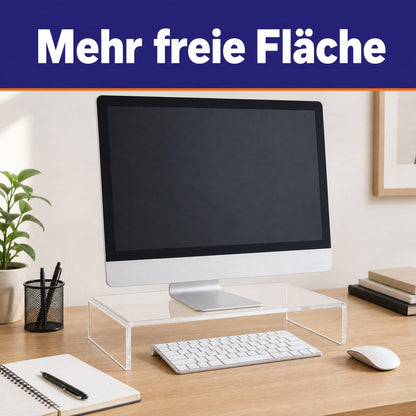 EHDesign Monitorerhöhung aus Acrylglas