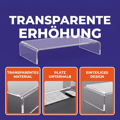 EHDesign Monitorerhöhung aus Acrylglas