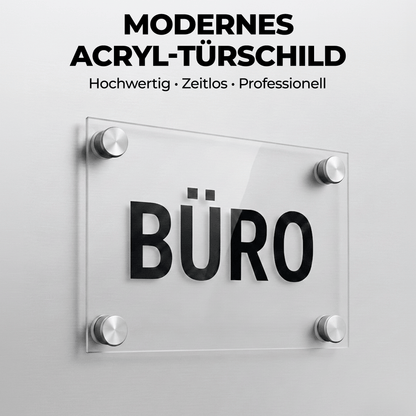 EHDesign Namensschilder Tür & Wandschild aus Acrylglas