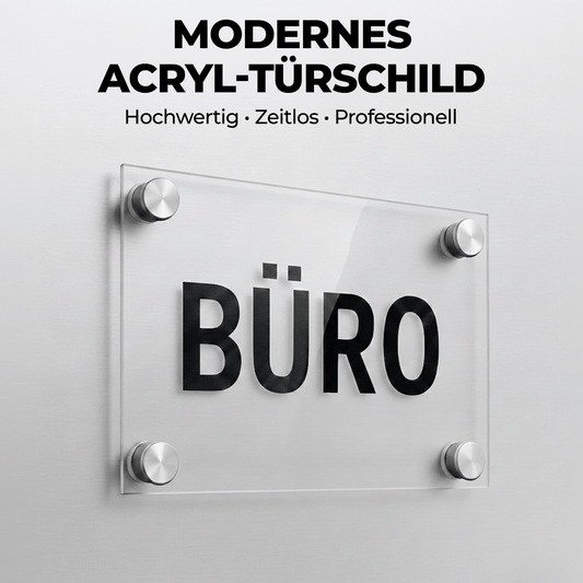 EHDesign Namensschilder Tür & Wandschild aus Acrylglas