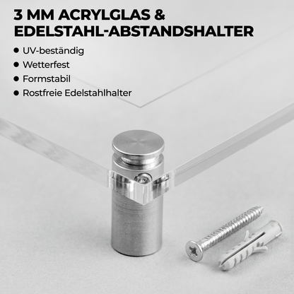 EHDesign Namensschilder Tür & Wandschild aus Acrylglas