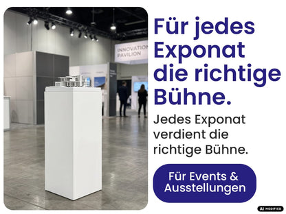 EHDesign Präsentationssäule aus Kunststoff - für jedes Exponat die richtige Bühne - Events & Ausstellungen