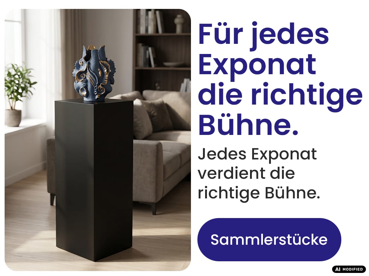 EHDesign Präsentationssäule aus Kunststoff - für jedes Exponat die richtige Bühne - Sammlerstücke