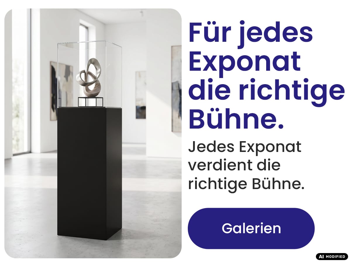 EHDesign Präsentationssäule aus Kunststoff - für jedes Exponat die richtige Bühne - Galerien