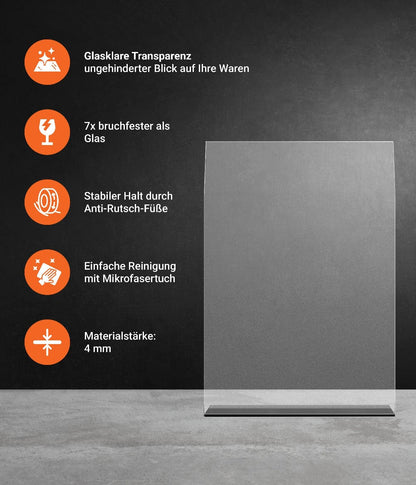 EHDesign Schutzwand Spuckschutz aus Acrylglas