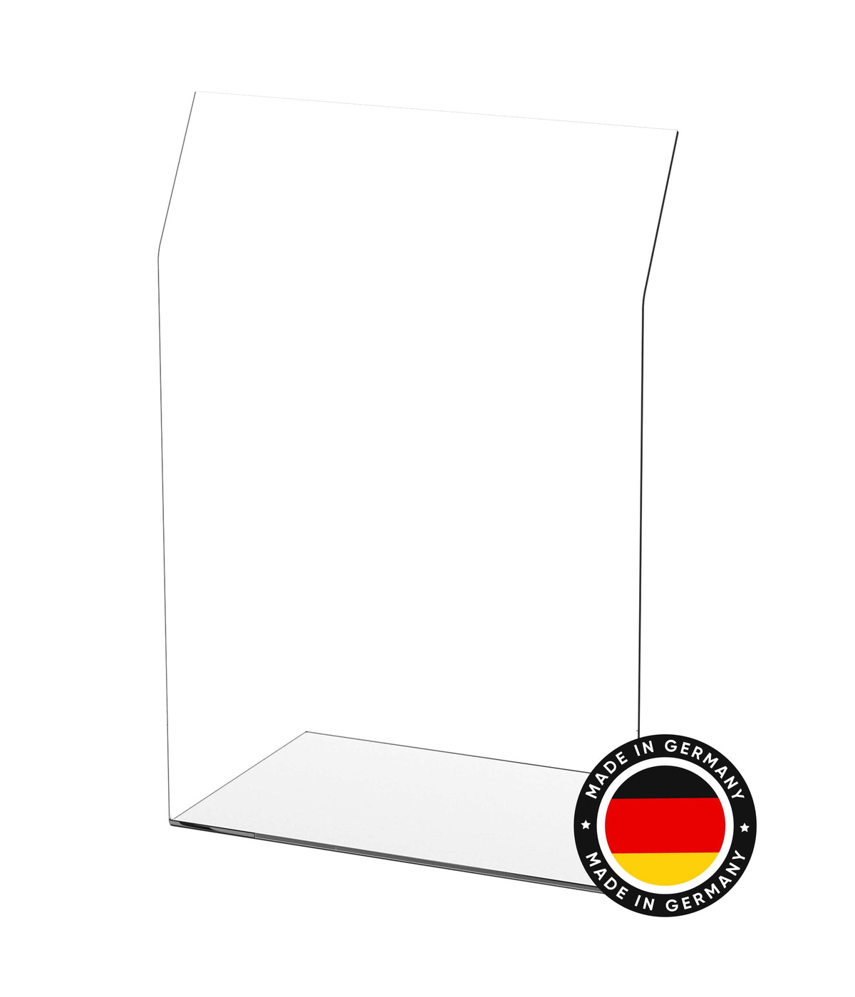 Acrylschutzwand Spuckschutz Mit Durchreiche – 750 X 675 Mm, Glasklar, Von Licht-Zubehoer